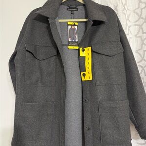 Banana Republic Women’s Charcoal Gray Shacket Jacket